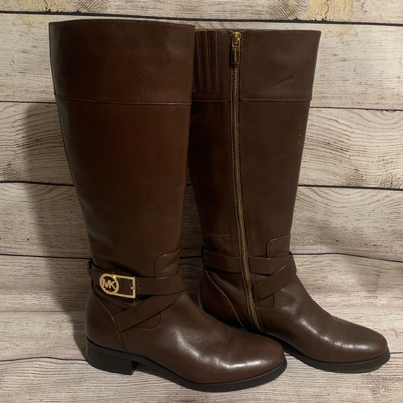 Michael Kora Knee High Leather Boots - Picture 2 of 10